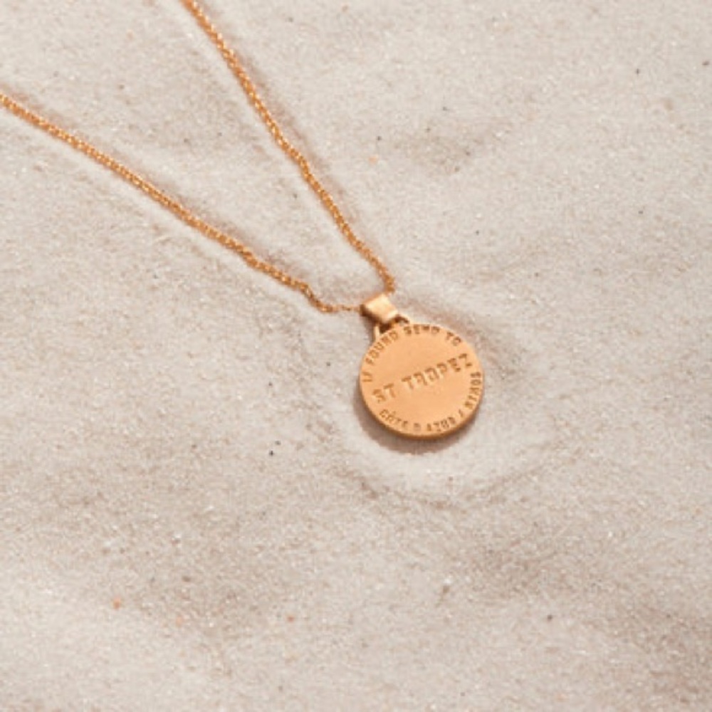 Nymos St. Tropez 24K Gold Necklace